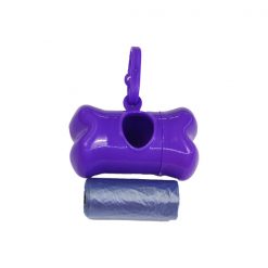 Dispensador bolsas caca violeta
